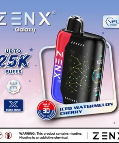 ZENX Galaxy 25000 Puffs 3D Starry Sky Curved Screen Disposable Vape – 28ML(Nic 5 %)